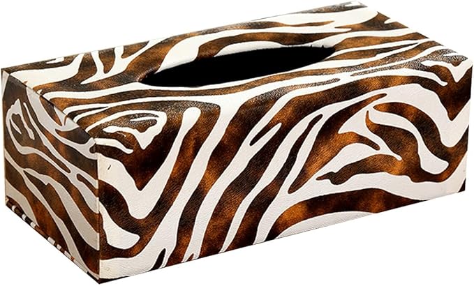 Stylish Tissue Box Luxury Tissue Box Modern Tissue Box Cover and Living Room Decoration for Bathroom Kitchen Office Room Home Decor Gift Modern Tissue Box (Color : Blue, Size : Small) (Coffee Medium)