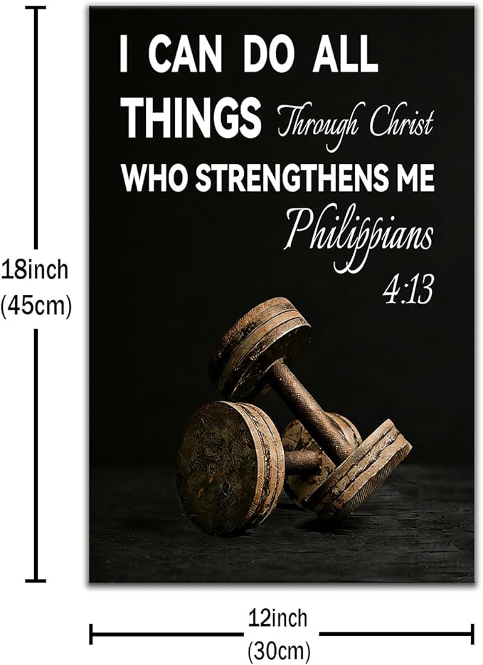 Motivational Wall Art Uplifting Canvas for Entrepreneur Gym Desk Print to Stay Focused Office Poster Decor Picture Painting Artwork for Modern Bedroom Office Workplace Ready to Hang [12''Wx18''H]