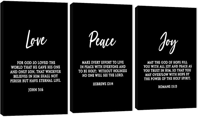 Office Wall Art-3 Panel Motivational Wall Art: Inspirational Quotes Canvas Art for Home Office, Positive Quote Poster Frame, 20'x30'x3Pcs