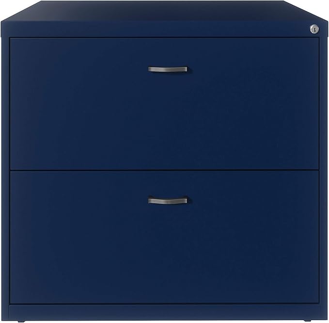 LYS SOHO Arc Pull Steel Lateral File, Navy
