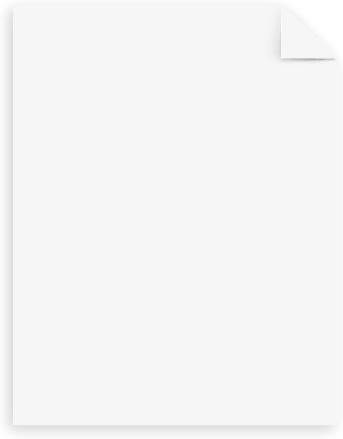 Astrobrights Cardstock White, 8.5 x 11 | 65 lb/176 gsm | 75 Sheets, Pack of 5
