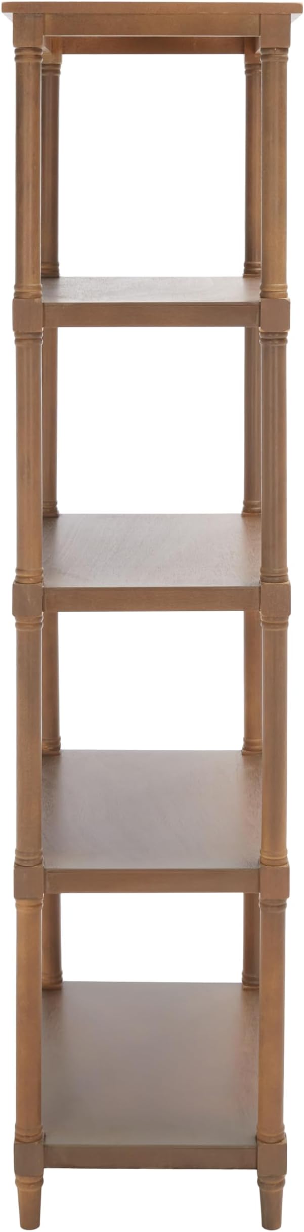 Safavieh American Homes Collection Odessa Grey 5 Tier Bookcase |Sepia
