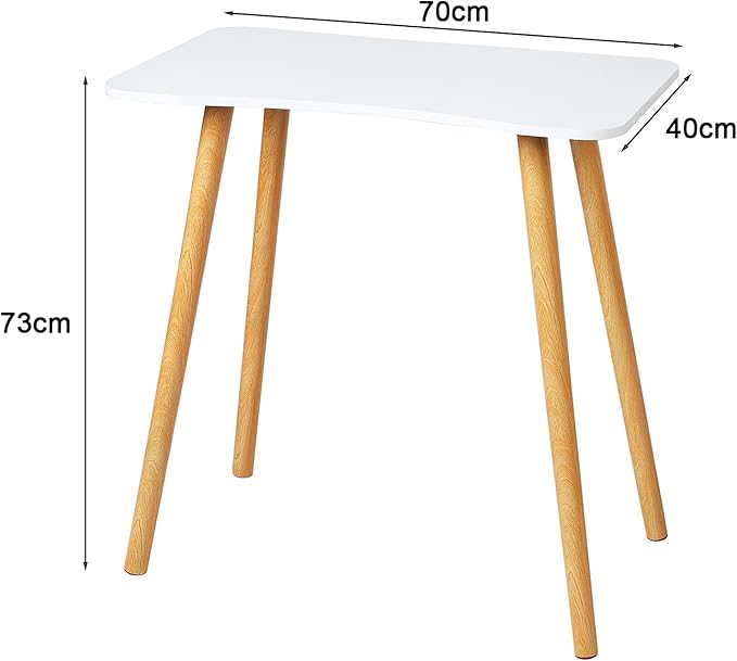 Computer Desk,Modern Ergonomic Arc Design Thickened Plate Spacious Desktop Computer Desk,Furniture Solid Wood Work Writing Home Office Table,Heavy Duty Study Writing Desk White