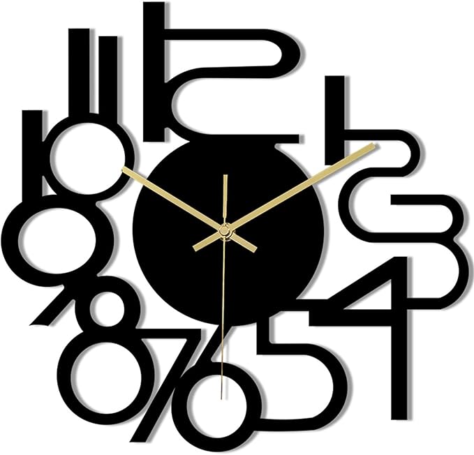 Wall Clock Accurate Timekeeping Wall Clock Not Ticking Battery Operated Wall Clock Minimalistic Wall Clock for Kitchen Offices Clock (Jscc014 A)