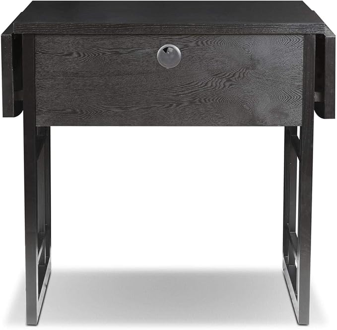 Mission Drop Leaf Computer Desk, 32-Inch, Solid Wood, Compact Folding Writing Desk for Small Spaces, Home Office – Leick Home, 82420