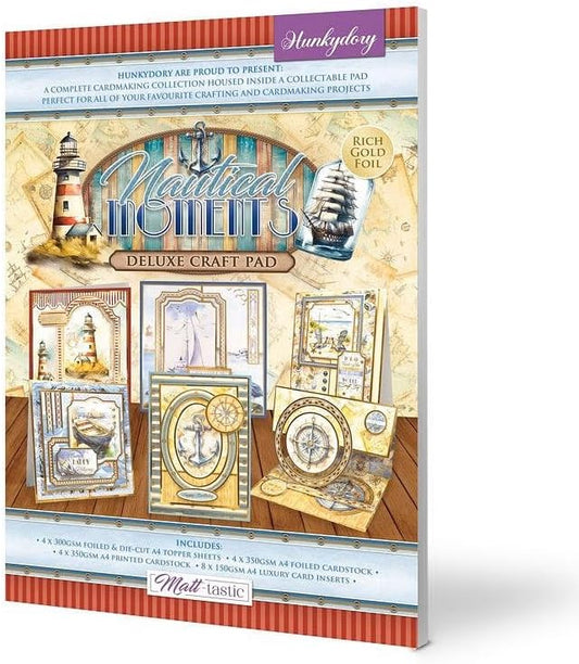 Hunkydory - Deluxe Craft Pad - Card Making Collection (Nautical Moments)