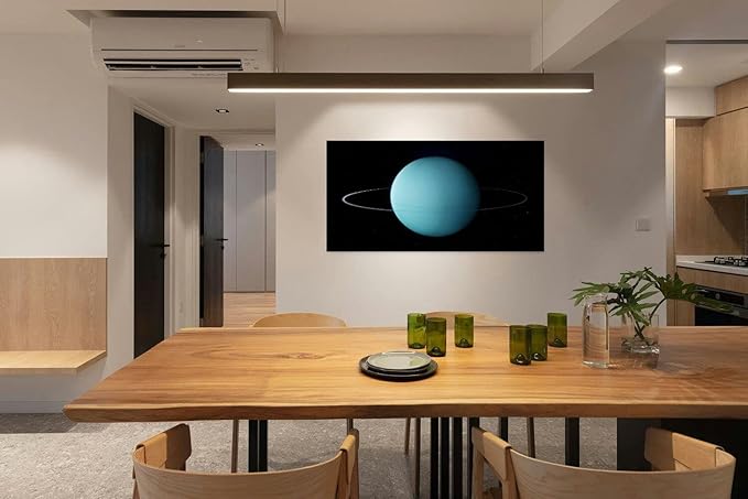 Canvas Wall Art for Living Room Bedroom Uranus Big Large Wall Art Decor Framed Painting Wall Pictures Prints Artwork Office