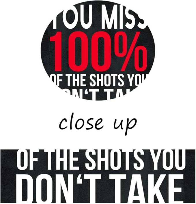 Gift For Fans Of The Office TV Show-Inspirational Canvas Giclee Office Artwork Michael Scott Framed Poster Wayne Gretzky Funny Print You Miss 100% Of The Shots You Don’t Take Easy to Hang-12"Wx16"H