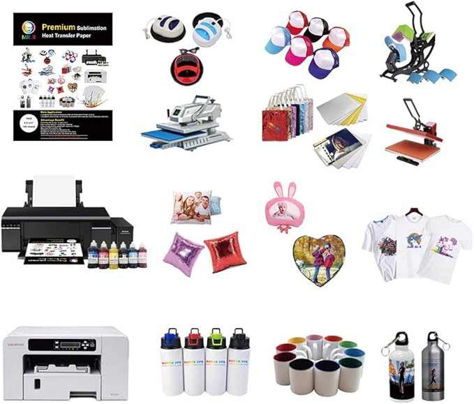 MR.R Sublimation Heat Transfer Paper 105gsm 297mm x 420mm Pack of 100 Sheets Compatible with EPSON, SAWGRASS, RICOH, Brother Sublimation Printer
