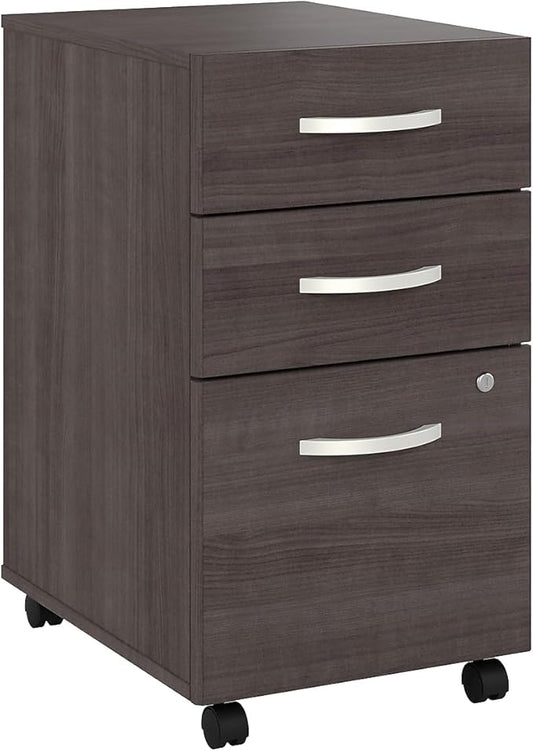 Bush Business Furniture Office Table with Open Metal Leg Design and Privacy Panel Hybrid Large Computer Desk for Home Office 72Wx30Lx30H