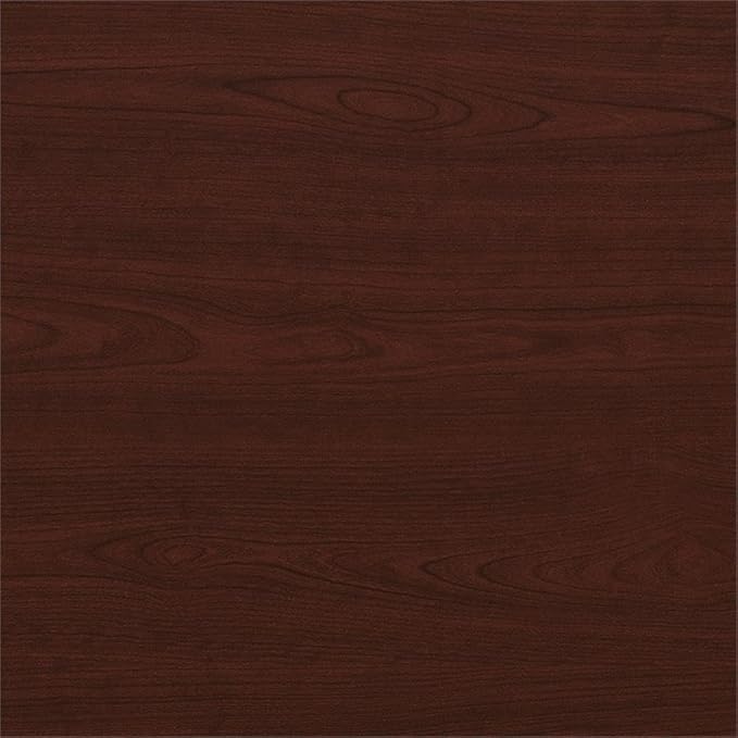 Bush Home Cabot 60W Computer Desk with Drawers in Harvest Cherry, Workstation and File Storage, Desktop with Organization Solution for Home Office