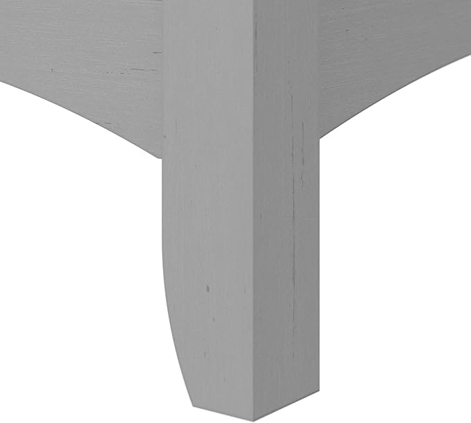 Bush Home Salinas Computer Desk with Hutch | Study Table with Drawers, Cabinets & Pullout Keyboard/Laptop Tray | Modern Home Office Desk in Cape Cod Gray | Work Desk with Storage