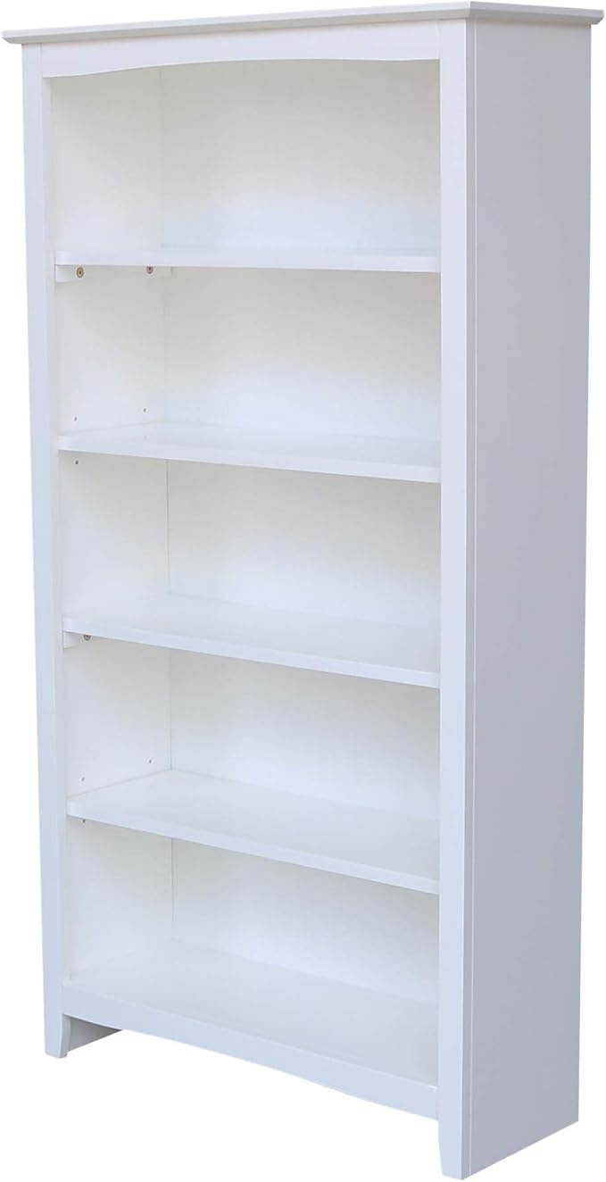 International Concepts Shaker Bookcase - 60" H White