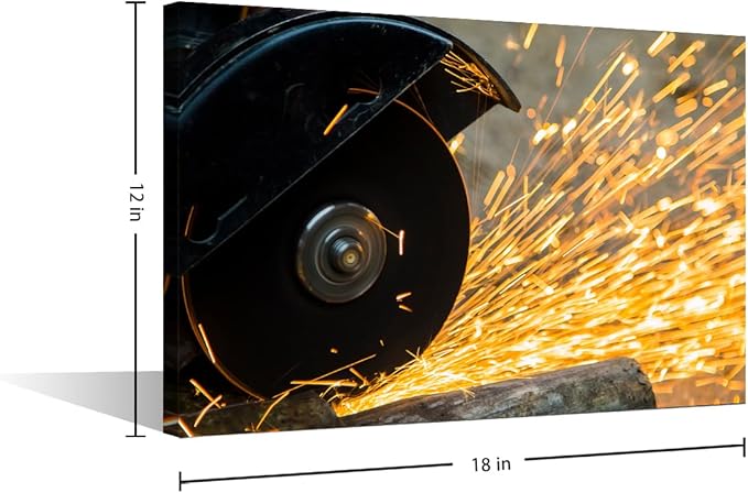 Artwork for Walls Tools Technology Canvas Paintings Wall Art Machine Pictures Wall Decor for Bedroom Framed Canvas Art 1 Panel Posters & Prints Canvas Wall Art Ready to Hang, 12" x18"