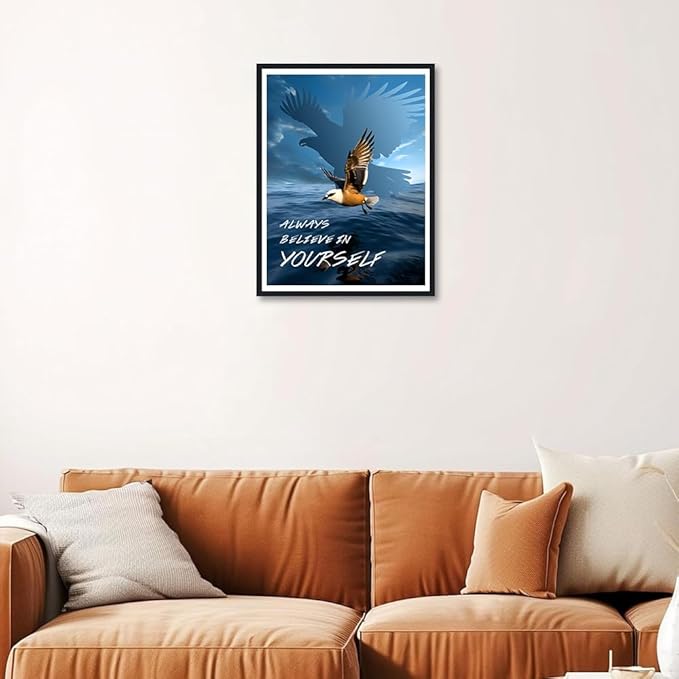 Novatique Motivational Quotes Canvas Wall Art Inspirational Wall Art Office Decor Inspiring Positive Quotes Painting for Living Room Bedroom,12 x 16inch