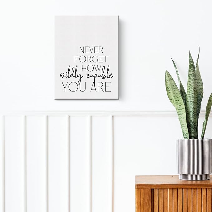 Inspirational Office Decor Canvas Wall Art Framed Positive Quotes Paintings Canvas Prints Encouraging Poster for Home Living Room Counselor Office Work Team Wall Decor Artwork Decorative