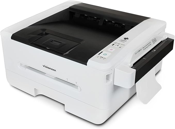 Visioneer Rabbit PC30dwn Laser Printer/Copy Machine, USB Office Printer and Copier for PC and Mac, 30 PPM, Sheetfed 250 Page Automatic Document Feeder (ADF), White