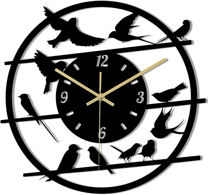 Wall Clock Accurate Timekeeping Wall Clock Not Ticking Battery Operated Wall Clock Minimalistic Wall Clock for Kitchen Offices Clock (Jscc013 A)