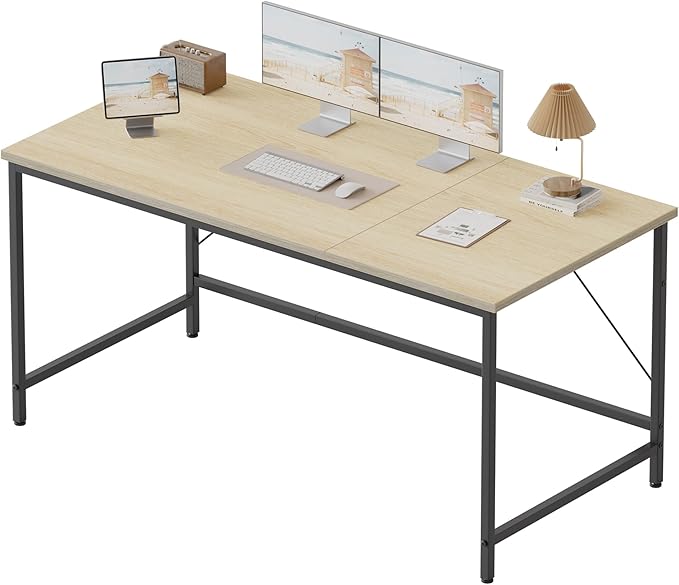 Mericonia 48 inch Computer Desk, Gaming Desk for Small Spaces, Modern Simple Style Table for Home Office, Study Student Writing Table