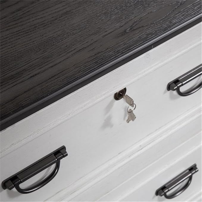 Liberty Furniture Allyson Park White Bunching Lateral File Cabinet