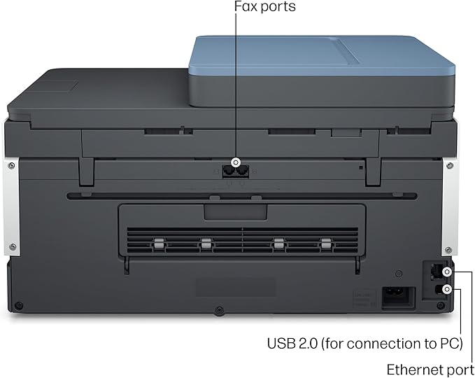 HP Smart Tank 7602 Wireless All-in-One Ink Tank Printer, Scanner, Copier with 2 Years of Ink Included, Best-for-Home Office, Cartridge-Free Refillable, AI-Enabled (28B98A)