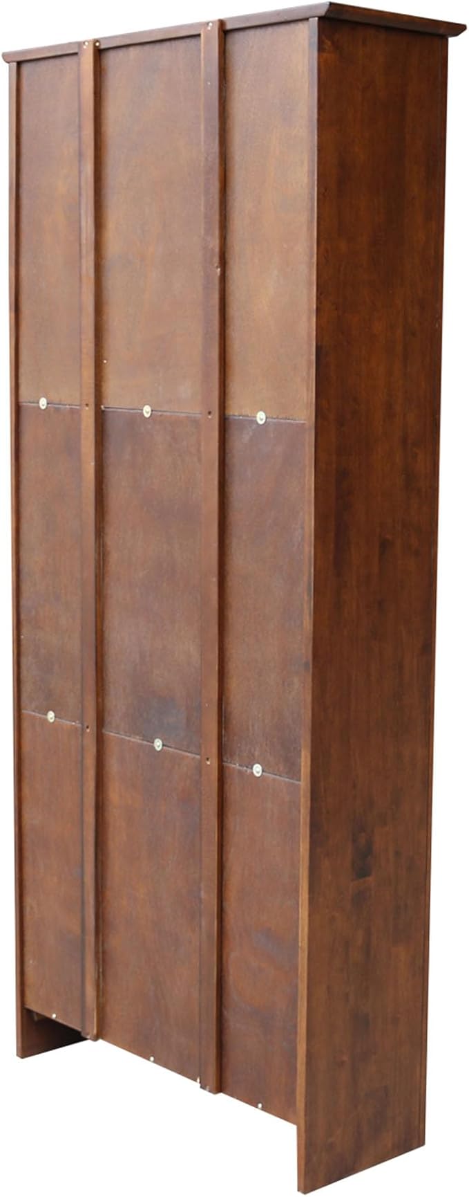 International Concepts, 72" High Bookcase With Adjustable Shelves, Solid/ Sturdy Parawood Construction, Durable Furniture, Eco-Friendly, Espresso