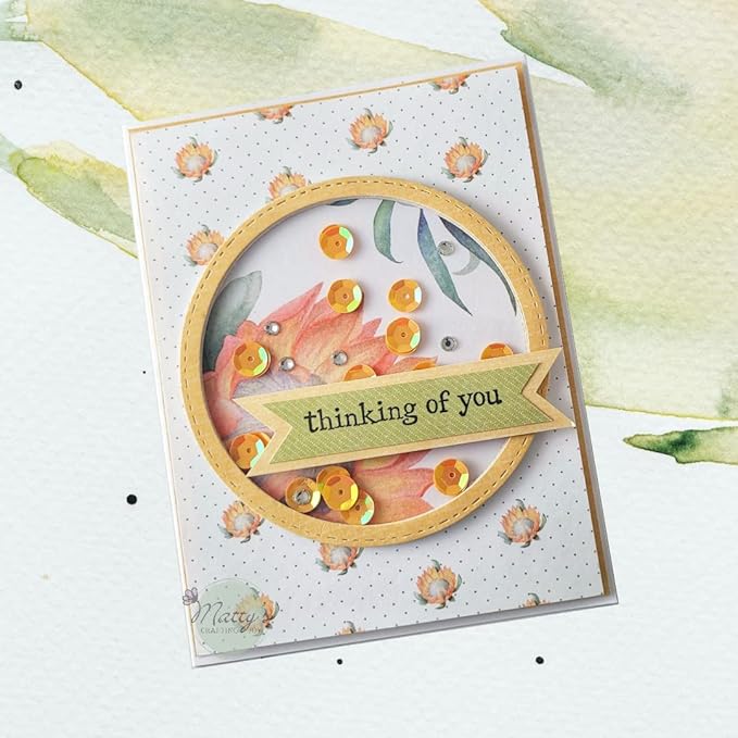 Matty's Crafting Joy Floral Grace 12x12 Double Sided Scrapbook Cardstock Paper Pad, 24 Floral Designer Patterned Paper Pack