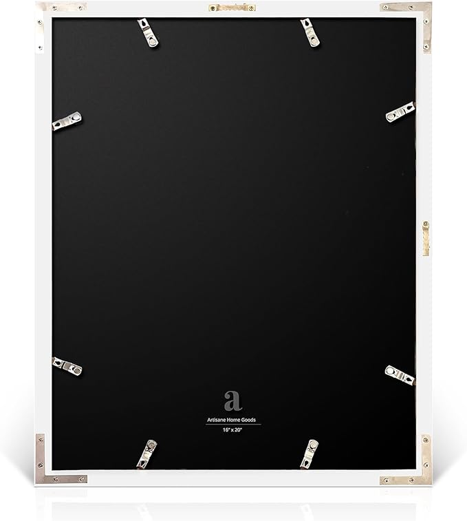 artisane home goods - Gallery Frame 1.0, Picture Frame, 16x20 White, Gallery Wall Frame Set, Large Picture Frame, Oversized Mat (4x4, 4x6, and 5x7)