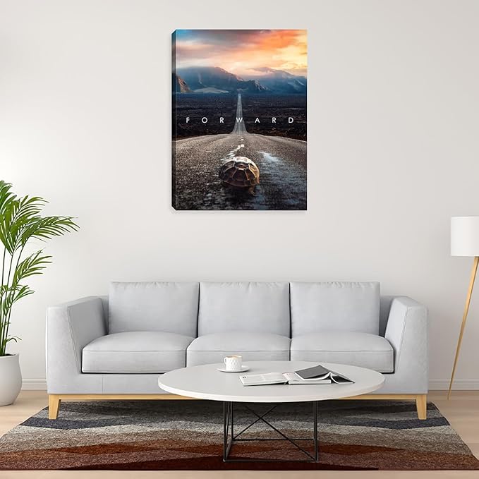 Inspirational Office Wall Decor Motivational Wall Art Canvas Art Wall Painting Picture for Bedroom Living Room Decor Poster Prints Decorations Positive Office Decor Framed Artwork 24"x36"