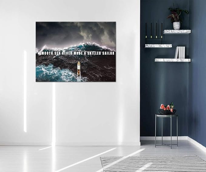 Inspirational Office Wall Art Decor Inspiration Motivation Canvas Painting Modern Motivational QuotesPosters Prints Artwork Living Room Home Office Bedroom Decor Framed Ready to Hang (28”Hx44”W)