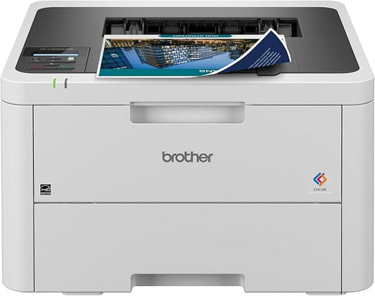 Brother HLL3220CDW Wireless Compact Color Laser Printer, Duplex and Mobile Device Printing | Includes 2 Month Refresh Subscription Trial¹, Amazon Dash Replenishment Ready (Renewed Premium)