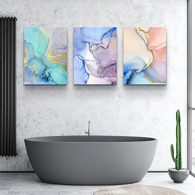 Lapremoly Wall Decor For Living Room Abstract Canvas Wall Art For Bedroom Modern Colorful Color Paintings Pictures Large Artworks For Office Decor Hotel Room Home Decorations Art 3 Piece