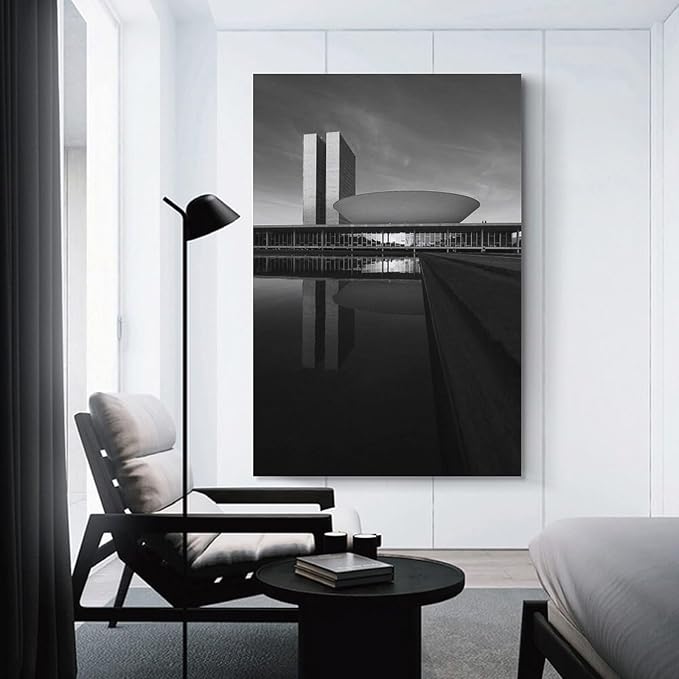 Poster, Canvas Painting, Office Decoration, Architectural Art Unframe-style-2 16x24inch(40x60cm)