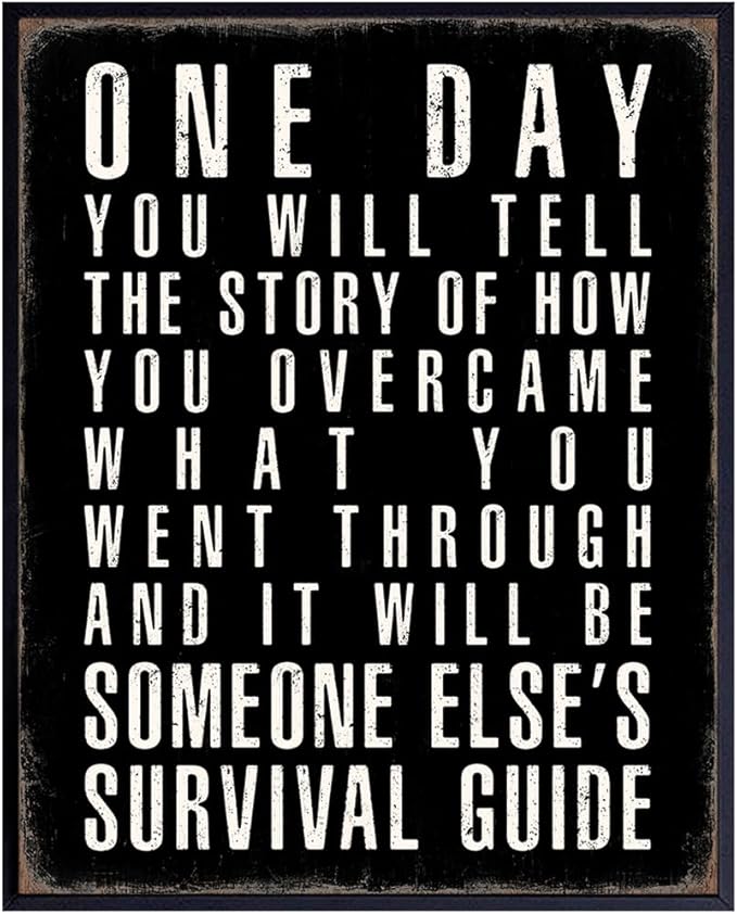 Black Office Decor Inspirational Quotes - Positive Quotes Posters for Men - Home Office Success Wall Art - executive Motivational Gifts for Him - Motivation Gym Wall Decor - Rustic small Wall Art Print