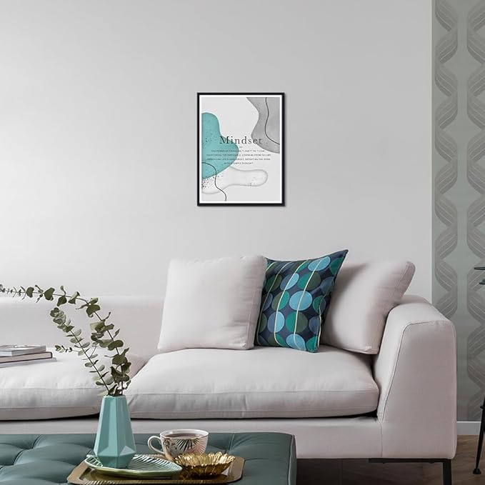 Novatique Inspirational Quotes Framed Canvas wall art Motivational Office Wall Art Decor Inspirational Ability Motivation Mindset Saying Words Posters Prints for Home Decor,12 x 16inch