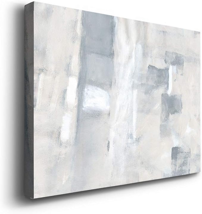 Landscape Wall Art Premium Gallery Wrapped Canvas Abstract Ocean Forest Modern Artwork Decoration for Living Room Kitchen Bathroom Office, Ready to Hang
