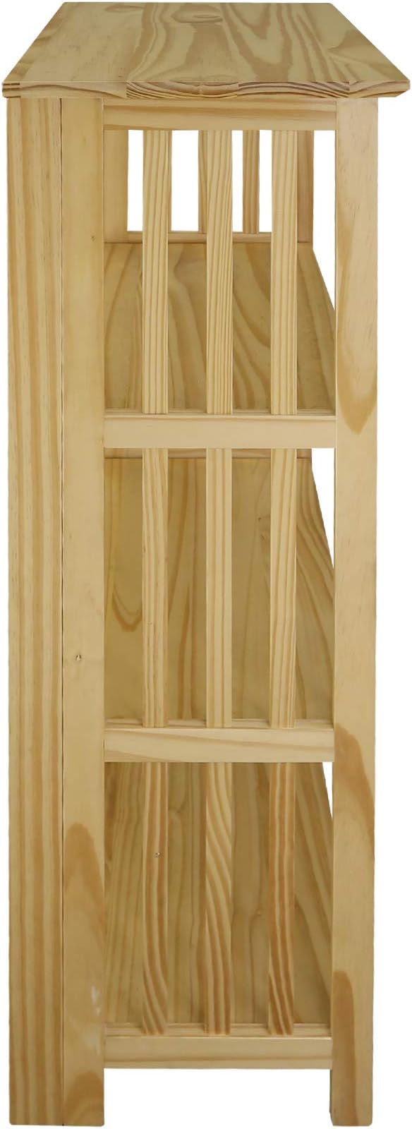 Casual Home Soho Manhattan 4-Shelf Folding Bookcase 26"" Wide - Natural (333-40)