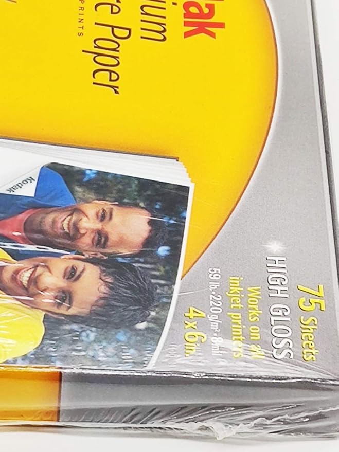 Kodak Premium Picture Paper for Inkjet Printers, 150 Sheets