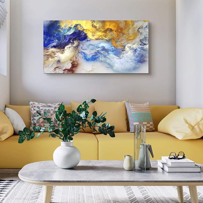 Lapremoly Large Canvas Wall Art For Living Room Modern Wall Decor For Office Bedroom Wall Decor Abstract Fashion Watercolor Wall Paintings Pictures Artwork Home Wall Decoration Posters 24x48 in