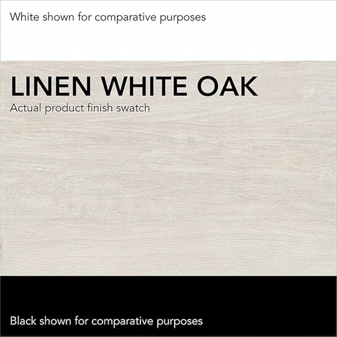 Bush Furniture Saratoga 2 Drawer Lateral File Cabinet in Linen White Oak