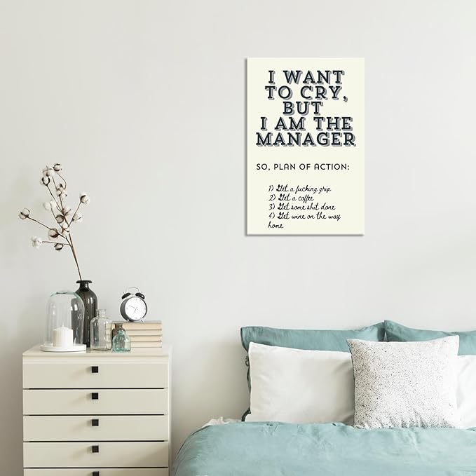 Trendy Motivational Positive Quotes Canvas Poster Work Motivation Hustle Inspiring Sign Prints Painting Funky Motivational Quotes Wall Art For Office Living Room Wall Decor 8x12in Framed