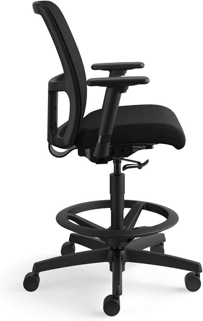 HON Ignition Task Stool Chair, in Black (HITS5)