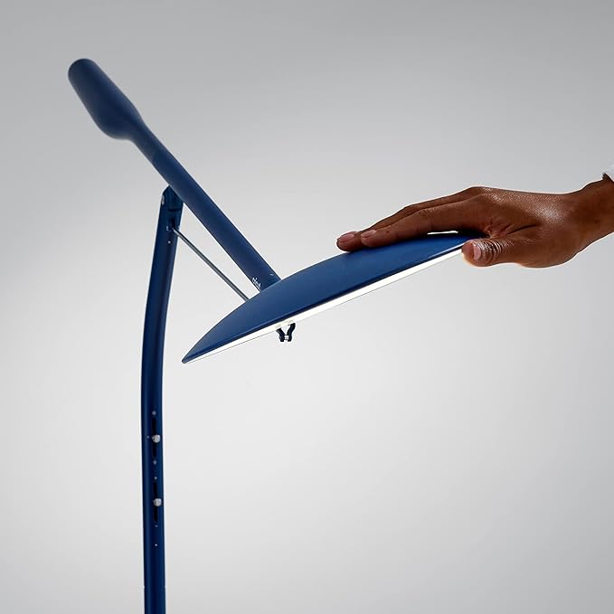 Cricut Bright Adjustable LED Desk Lamp with Swing Arm for Crafts, Bedroom, Home Office - Indigo