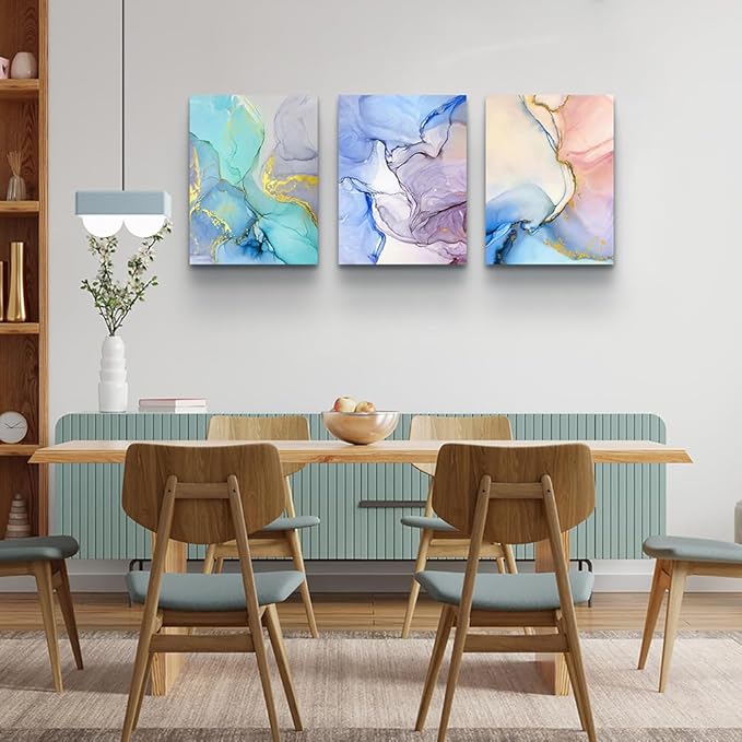 Lapremoly Frame Canvas Wall Art For Bedroom & Living Room Abstract Colorful Wall Paintings & Artworks For Office, Hotel & Home Decor