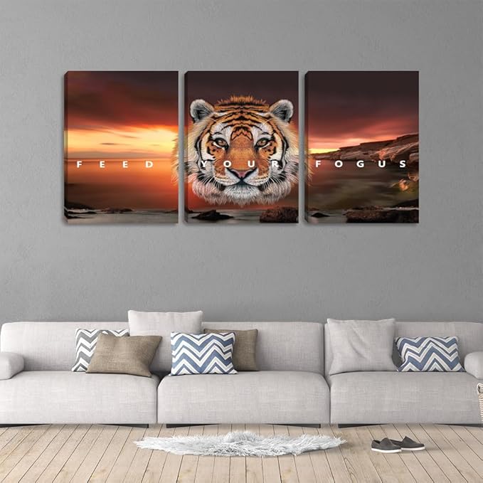 Motivational Framed Canvas Wall Art Large Inspirational Office Wall Decor Inspiring Office Poster Prints Entrepreneurs Positive Quotes Decorations for Bedroom Workplace (60''Wx28''H)