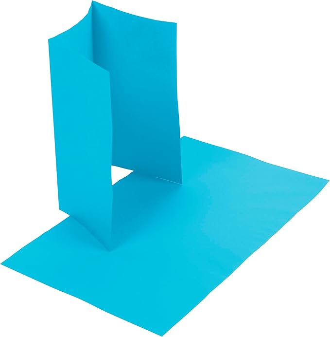 JAM PAPER Legal Colored 24lb Paper - 8.5 x 14 - Blue Recycled - 100 Sheets/Pack