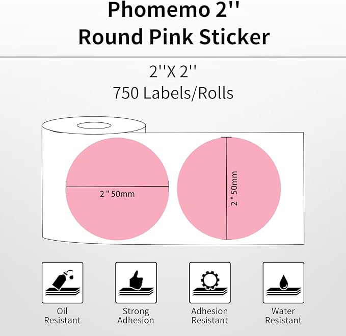 Phomemo Ethernet Thermal Label Printer 4x6, 300DPI Bluetooth Shipping Label Printer for Small Business, Home, Office, with 750 Labels