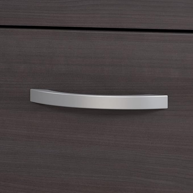BUSH BUSINESS FURNITURE STC014SG Desk and File, 60W x 30D, Storm Gray