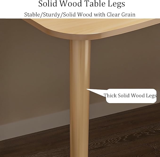 Computer Home Office Desk with Drawers, Multipurpose Wood Table Computer Workstation Study Writing Table Modern Simple Zero Assembly Without Chair(39.5" L x 19.5" W x 29" H, Natural)