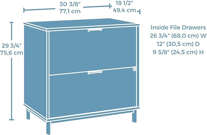 Lateral File Cabinet with 2 Drawers,Acacia Wood File Cabinets for Letter,A4,and Legal-Sized Folders,Office Library File Drawer for Home,Office